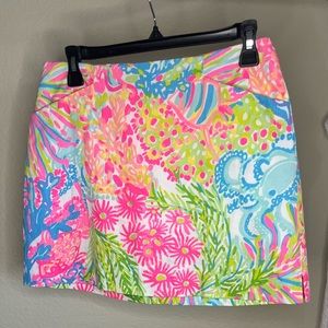Lilly Pulitzer Size 2 Floral Skort